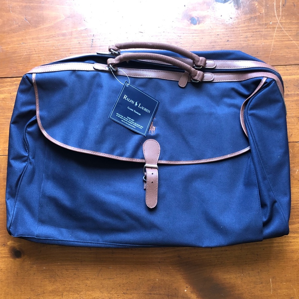 Blue Polo Carry duffle bag